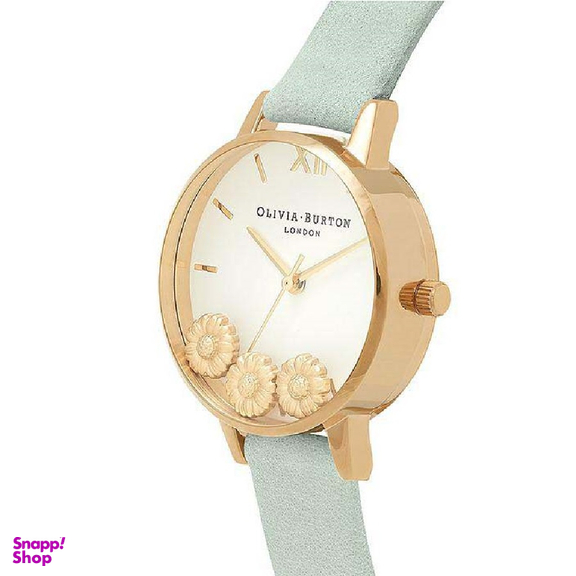 ساعت مچی عقربه ای زنانه الیویا (Olivia Burton) مدل OB16CH17 جنس بدنه فلزرنگ سبز