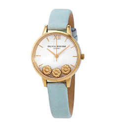 ساعت مچی عقربه ای زنانه الیویا (Olivia Burton) مدل OB16CH17 جنس بدنه فلزرنگ سبز
