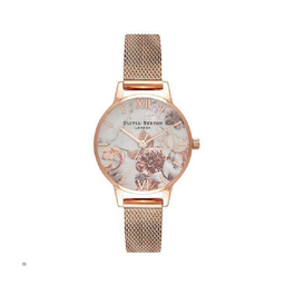 ساعت مچی عقربه ای زنانه الیویا (Olivia Burton) مدل OB16CS06 جنس بدنه فلز رنگ رزگلد