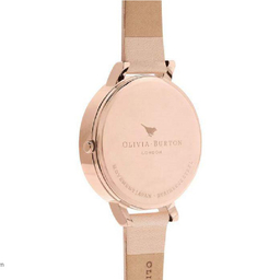 ساعت مچی عقربه ای زنانه الیویا (Olivia Burton) مدل OB16EB01 جنس بدنه فلزرنگ صورتی