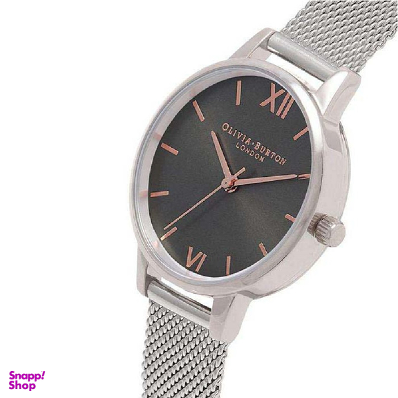 ساعت مچی عقربه ای زنانه الیویا (Olivia Burton) مدل OB16MD80 جنس بدنه فلز رنگ نقره ای
