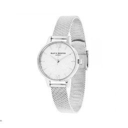 ساعت مچی عقربه ای زنانه الیویا (Olivia Burton) مدل OB16MV54 جنس بدنه فلز رنگ نقره ای