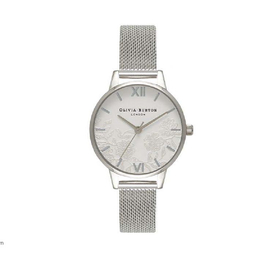 ساعت مچی عقربه ای زنانه الیویا (Olivia Burton) مدل OB16MV54 جنس بدنه فلز رنگ نقره ای