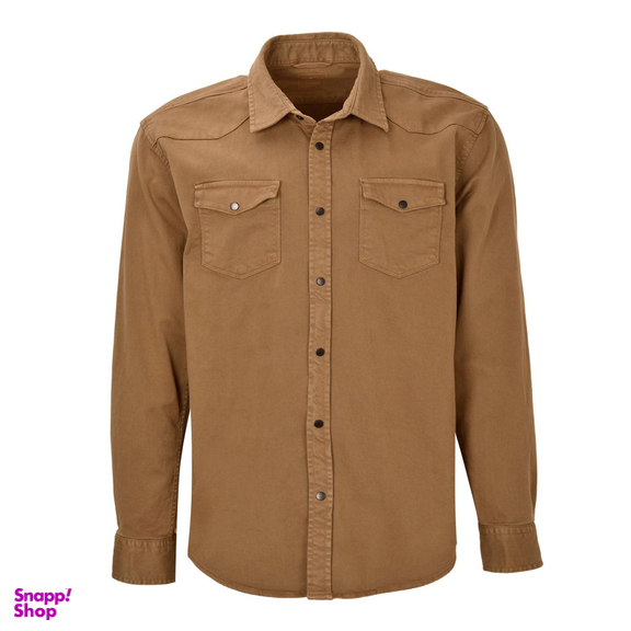 پیراهن آستین بلند مردانه بادی اسپینر (Body Spinner) مدل 3139 رنگ کرم 2