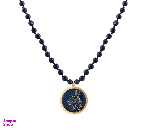 گردنبند زرسام سری لاکت سنگ دلربا طرح قاصدک