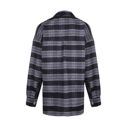 پیراهن مردانه گری (Gray) طرح Gray Black Coral