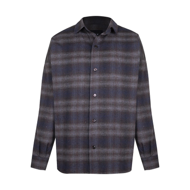 پیراهن مردانه گری (Gray) طرح Gray Oxford Blue