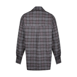 پیراهن مردانه گری (Gray) طرح Pine Tree