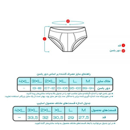 شورت اسلیپ مردانه کیان تن پوش مدل آنتی باکتریال سایز M پک دو عددی