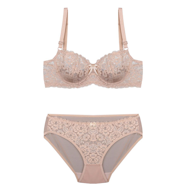 ست لباس زیر توری BENITA کد s364-4 رنگ کرم