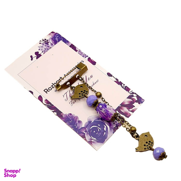 سنجاق سینه پیکسلی مدل پرنده کد 4587