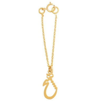 آویز ساعت طلا 18 عیار زنانه شمیم گلد گالری مدل WTC95