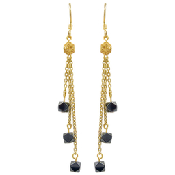 گوشواره طلا 18 عیار زنانه مانچو مدل efgs001