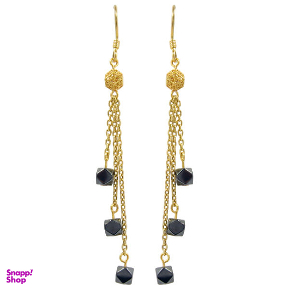 گوشواره طلا 18 عیار زنانه مانچو مدل efgs001