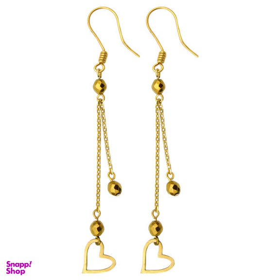 گوشواره طلا 18 عیار زنانه مانچو مدل efgs007