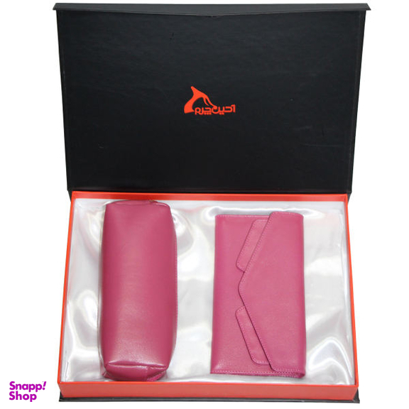 ست هدیه زنانه چرم طبیعی آدین چرم مدل Ds46.S