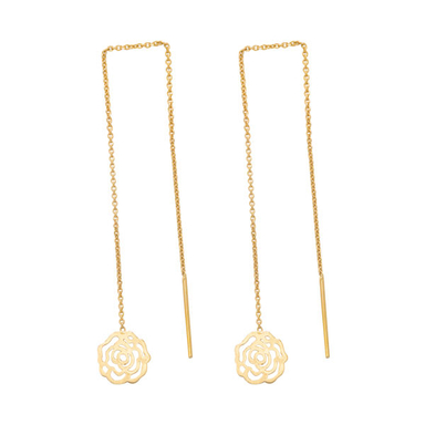 گوشواره طلا 18 عیار شمیم گلد گالری کد SE0023