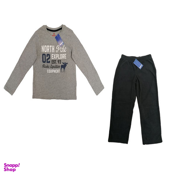 ست تی شرت و شلوار پسرانه پیپرتس مدل 123