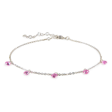 پابند نقره زنانه ریسه گالری مدل 2057