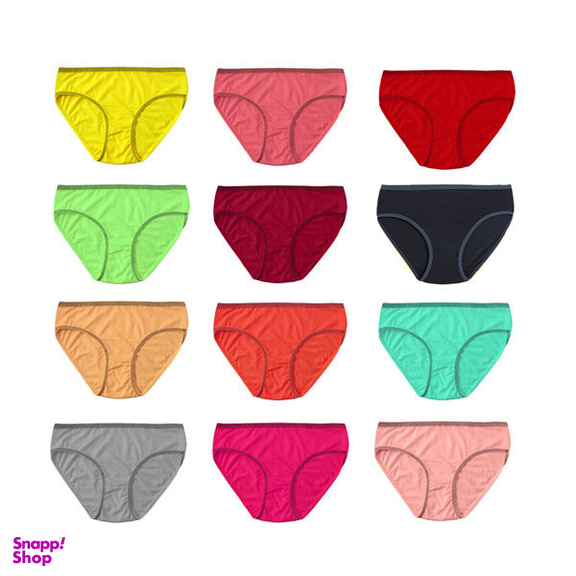 شورت زنانه مدل نهال کد ZP54 مجموعه 12 عددی