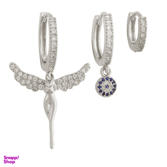 گوشواره زنانه وای اس ایکس مدل E3482 مجموعه 3 عددی