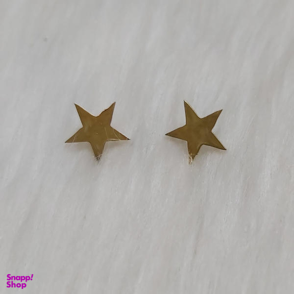 گوشواره زنانه مدل میخی طرح لارج ستاره کد sta111large