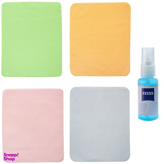 اسپری پاک کننده عینک و دستمال عینک مدل SD 2389 مجموعه 5 عددی غیر اصل