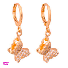 گوشواره طرح پروانه کد GO1123 تک سایز