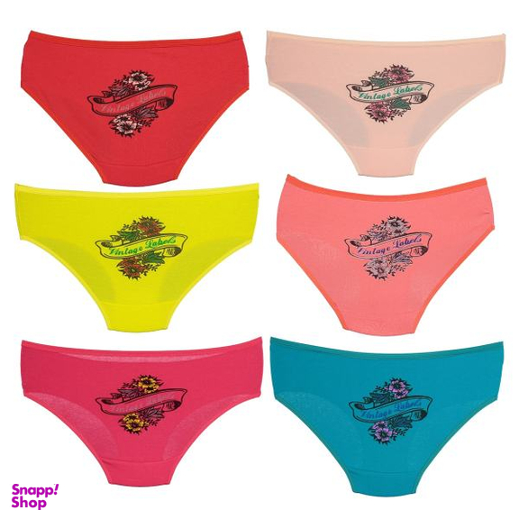 شورت زنانه مدل 4609 ELLA مجموعه 6 عددی