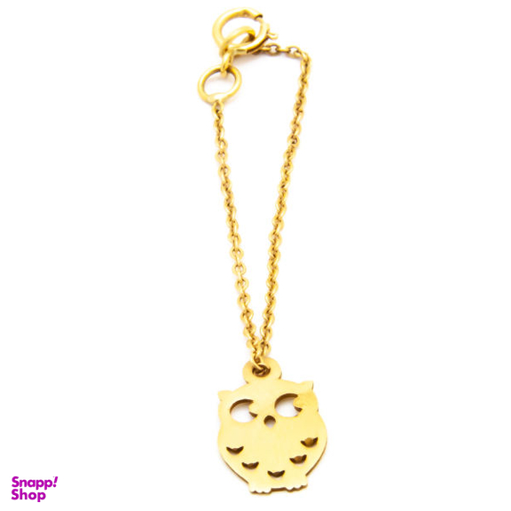 آویز ساعت طلا 18 عیار زنانه شمیم گلد گالری طرح جغد کد GGE020