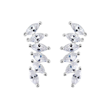 گوشواره نقره زنانه اقلیمه کد EN278