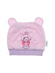 کلاه نخی ساده نوزادی - بی بی ناز