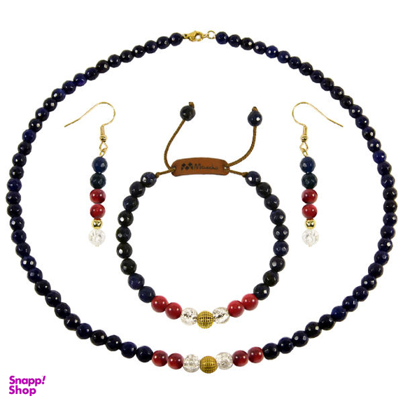 نیم ست طلا 18 عیار مانچو مدل SMG5053N