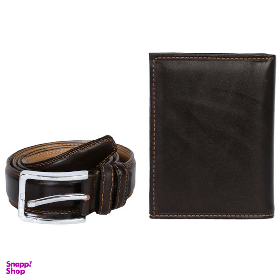 ست هدیه رویال چرم کد SL6-DarkBrown