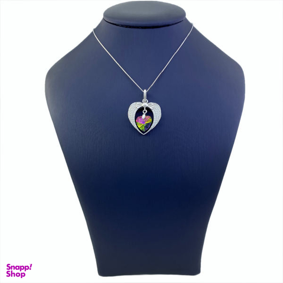گردنبند نقره زنانه سواروسکی مدل قلب کد N3195