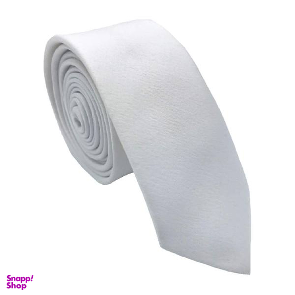 کراوات ساتن ساده هکس ایران (Hex Iran) مدل Ks-Wite