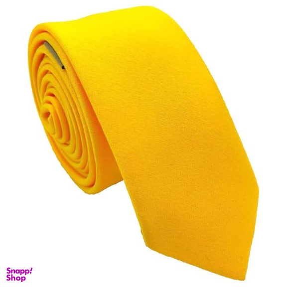 کراوات ساتن ساده هکس ایران (Hex Iran) مدل Ks-Yellow