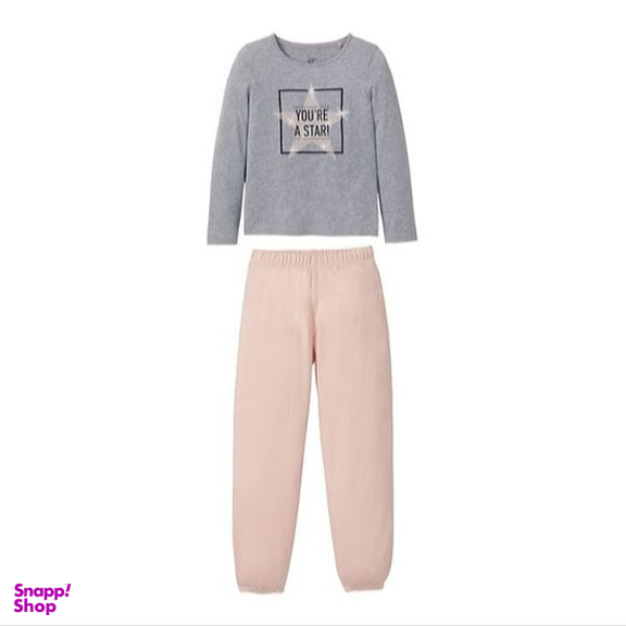 ست تی شرت و شلوار دخترانه پیپرتس مدل IAN 321318