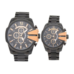 ست ساعت مچی عقربه ای زنانه و مردانه مدل DZ-4399