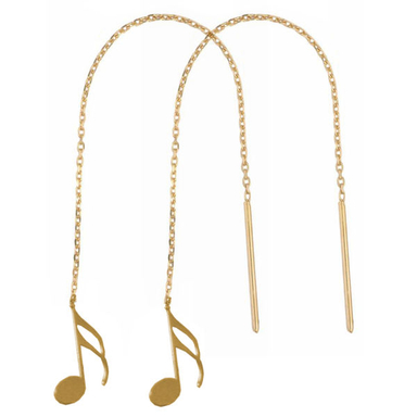گوشواره طلا 18 عیار شمیم گلد گالری کد GR104