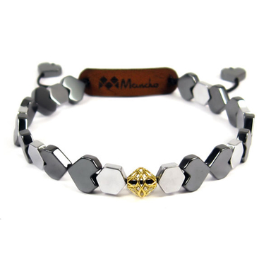 دستبند طلا 18عیار مانچو مدل bfg005