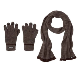 شال گردن مردانه برنو بنانی (Bruno Banani) مدل Knitted-LUX-2021 به همراه دستکش