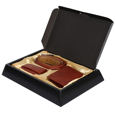 ست هدیه رویال چرم کد SL14-Brown