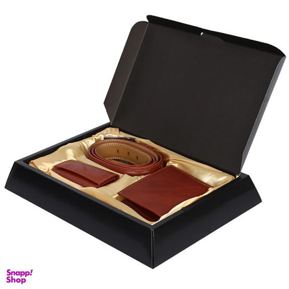 ست هدیه رویال چرم کد SL14-Brown