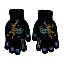 دستکش بافتنی بچگانه مدل اسپرت فوتبالی