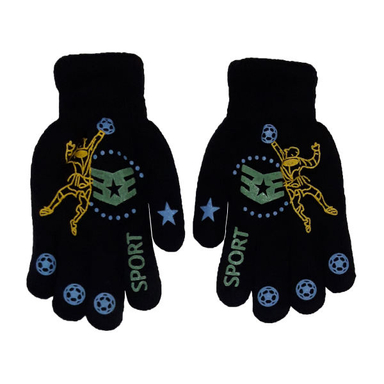 دستکش بافتنی بچگانه مدل اسپرت فوتبالی