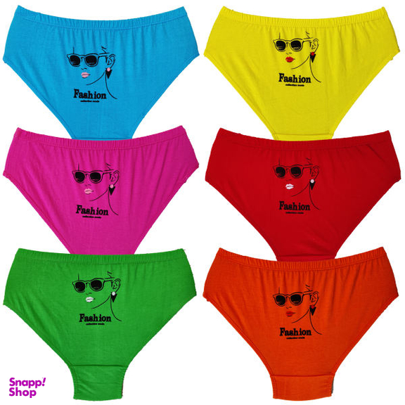 شورت زنانه آوین (Avin) مدل چاپی 09 مجموعه 6 عددی