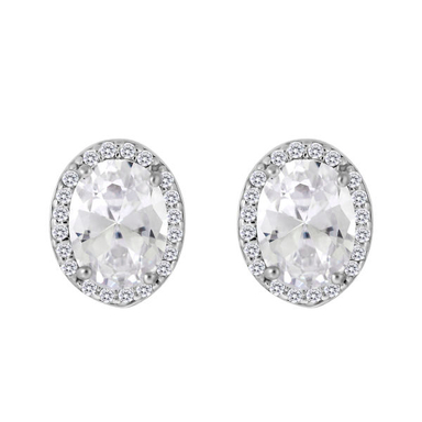 گوشواره نقره زنانه اقلیمه مدل EN122