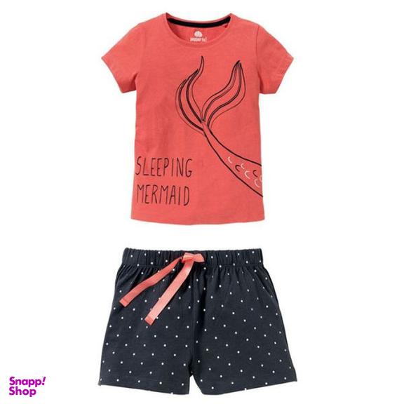 ست تی شرت و شلوارک دخترانه پیپرتس مدل 6410141