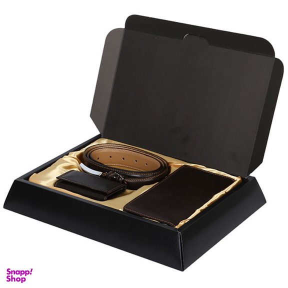 ست هدیه رویال چرم کد SL13-DarkBrown